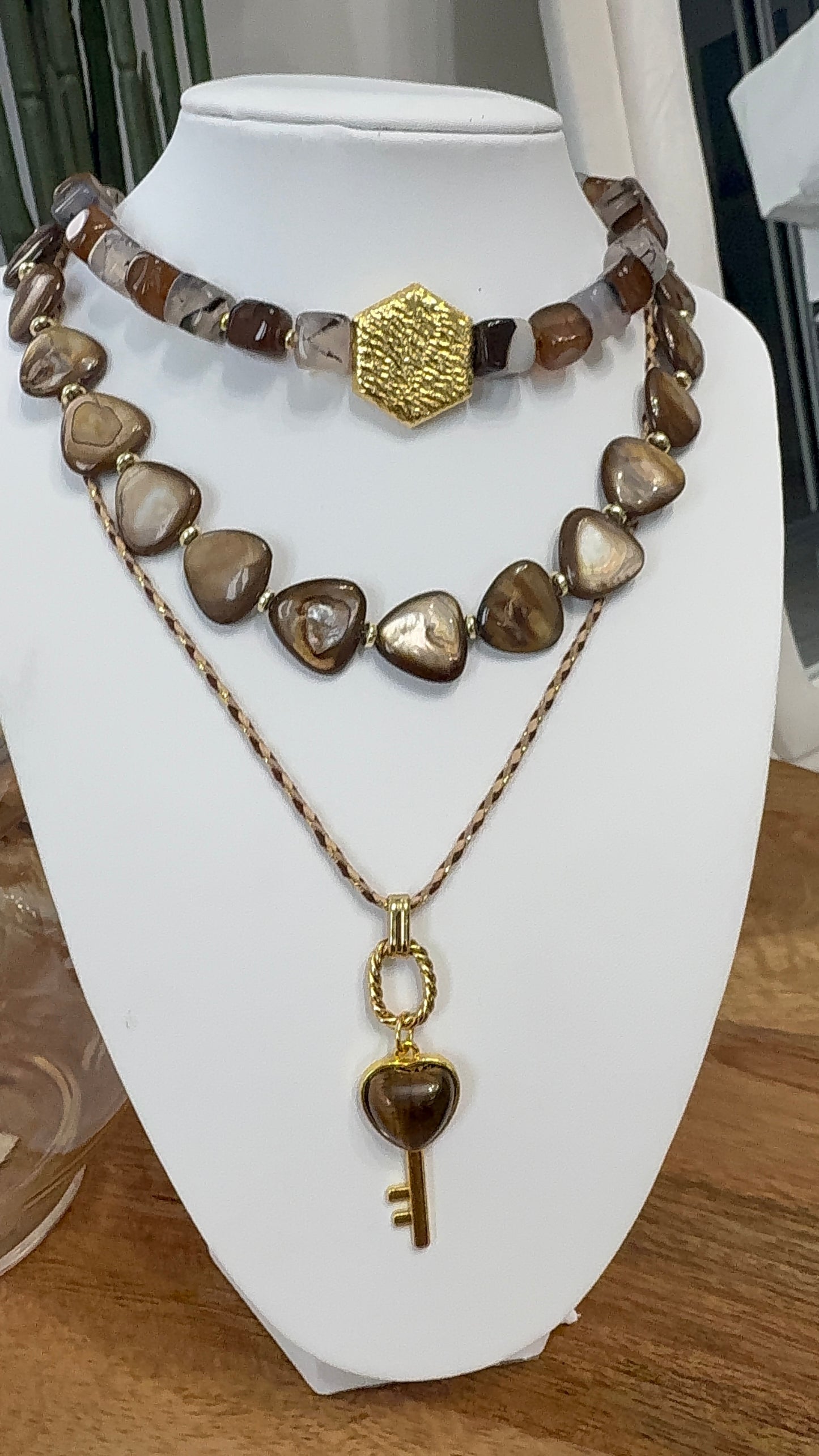Heart Key Necklace