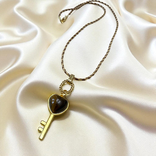 Heart Key Necklace